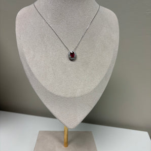 Ruby Diamond Pendant