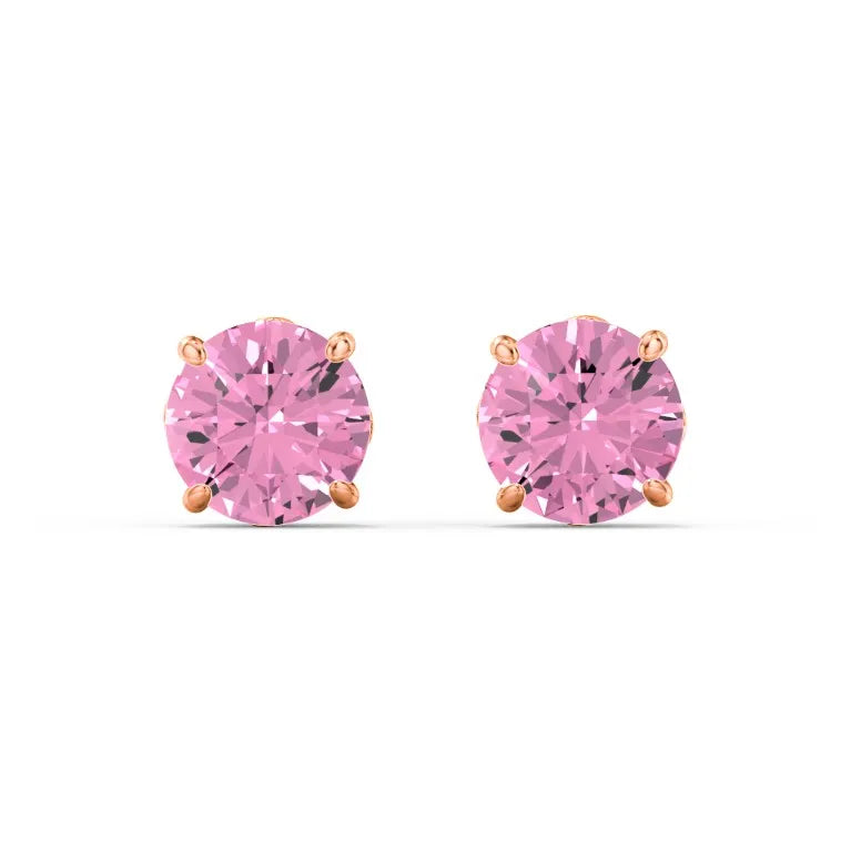 Earring Pink tourmaline